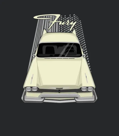 Plymouth Fury 1957 1958 Beige