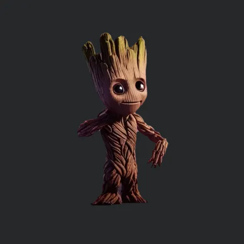 I Am Groot Cute Baby Groot