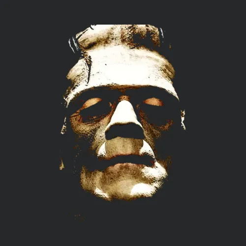Frankenstein Monster Movie Thriller Vintage