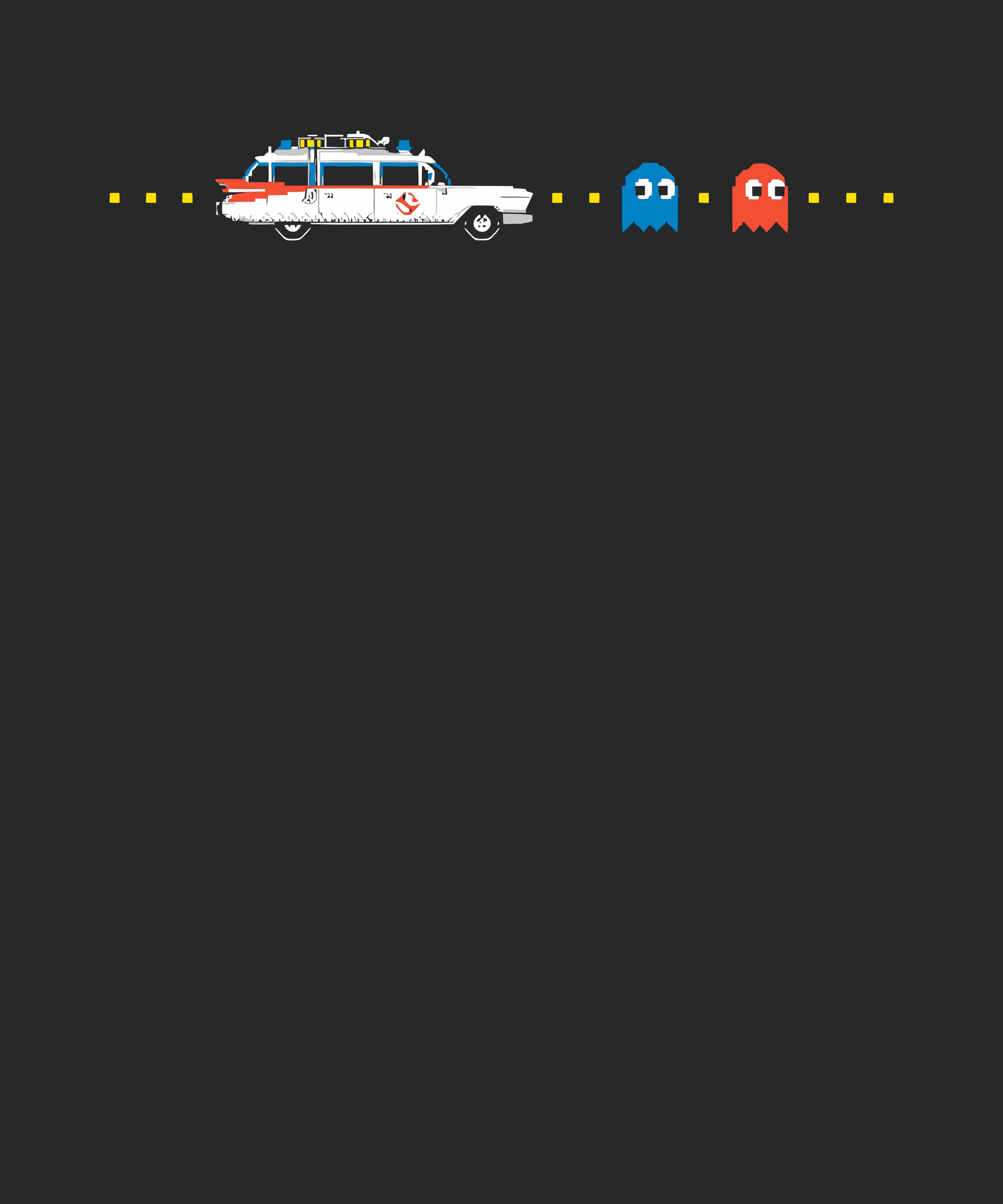 Ghostbusters Pacman Ghosts Retro Video Game