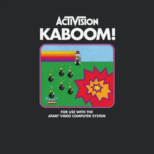 Kaboom Activision Atari 2600 Pitfall Game Arcade Retro 80s