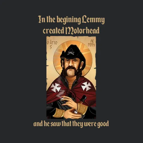 Lemmy Saint With Writings