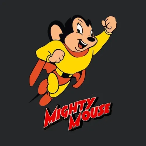 Mighty Mouse Cartoon Brown