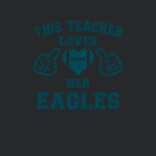 This Teacher Loves Her Eagles Football Philadelphia Eagles Team Colors Ladies
