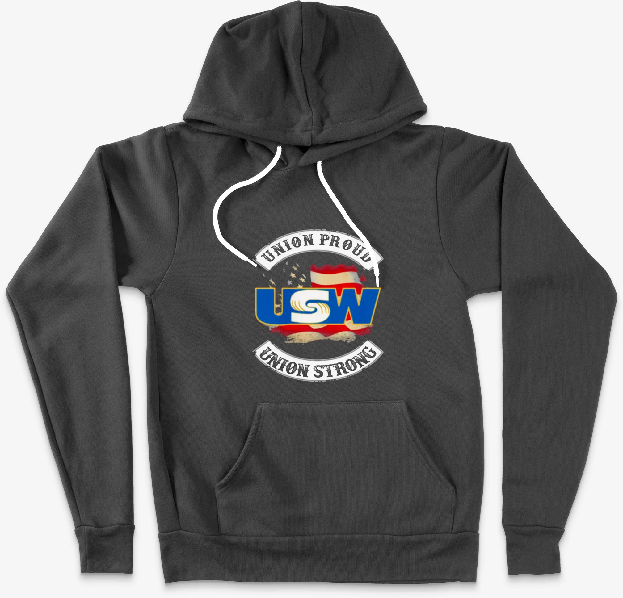 United Steelworkers Union Proud Union Strong American Flag