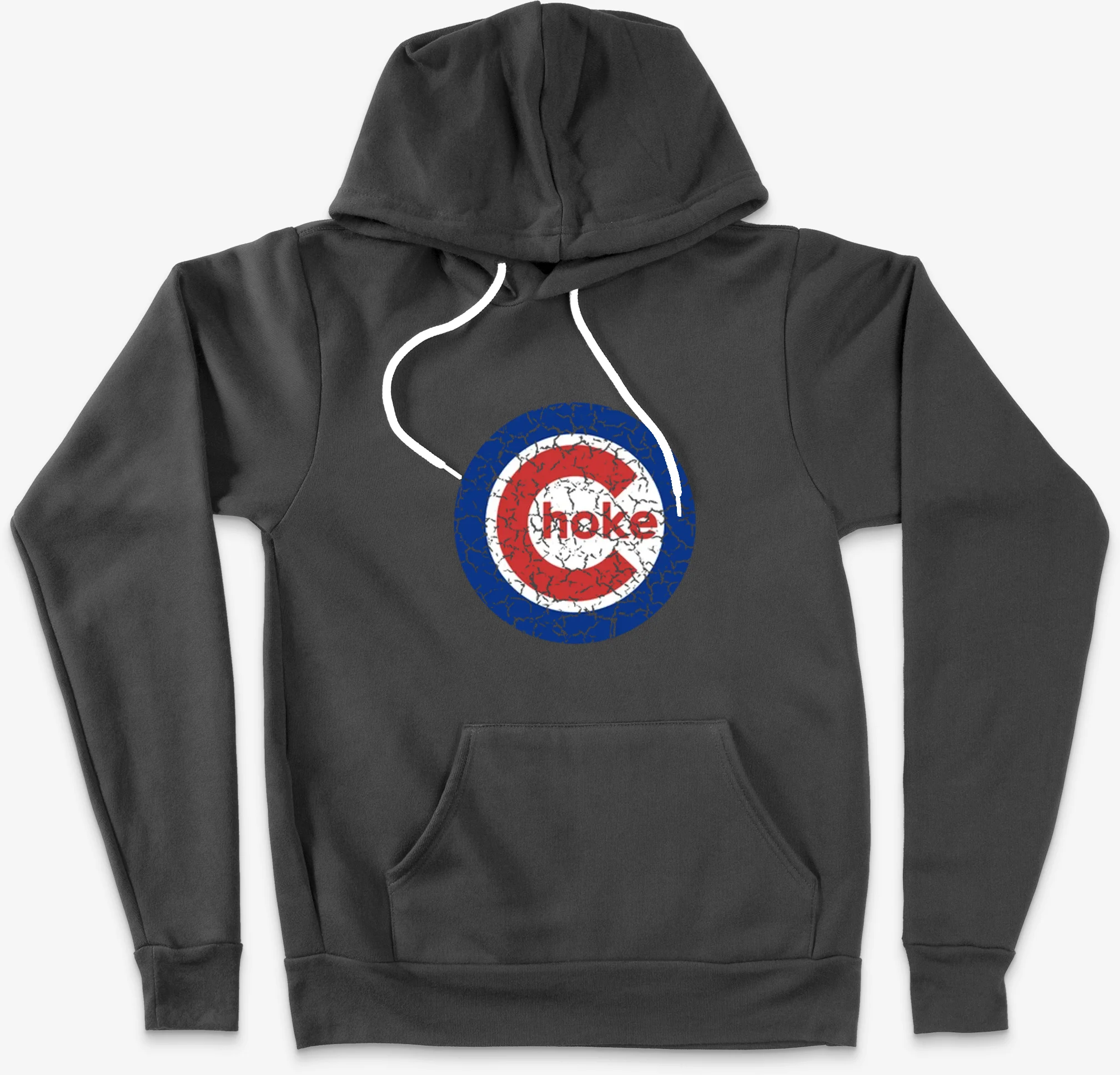 Cubs Choke Logo Distressed Chicago Still Sucks Since 1908 Funny Scrum Parody World Series Fail