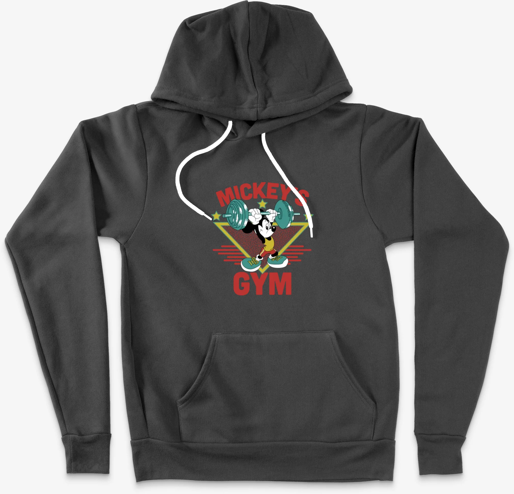 Walt Disney Mickey Mouse Gym Bodybuilder Tourist Punk Rock
