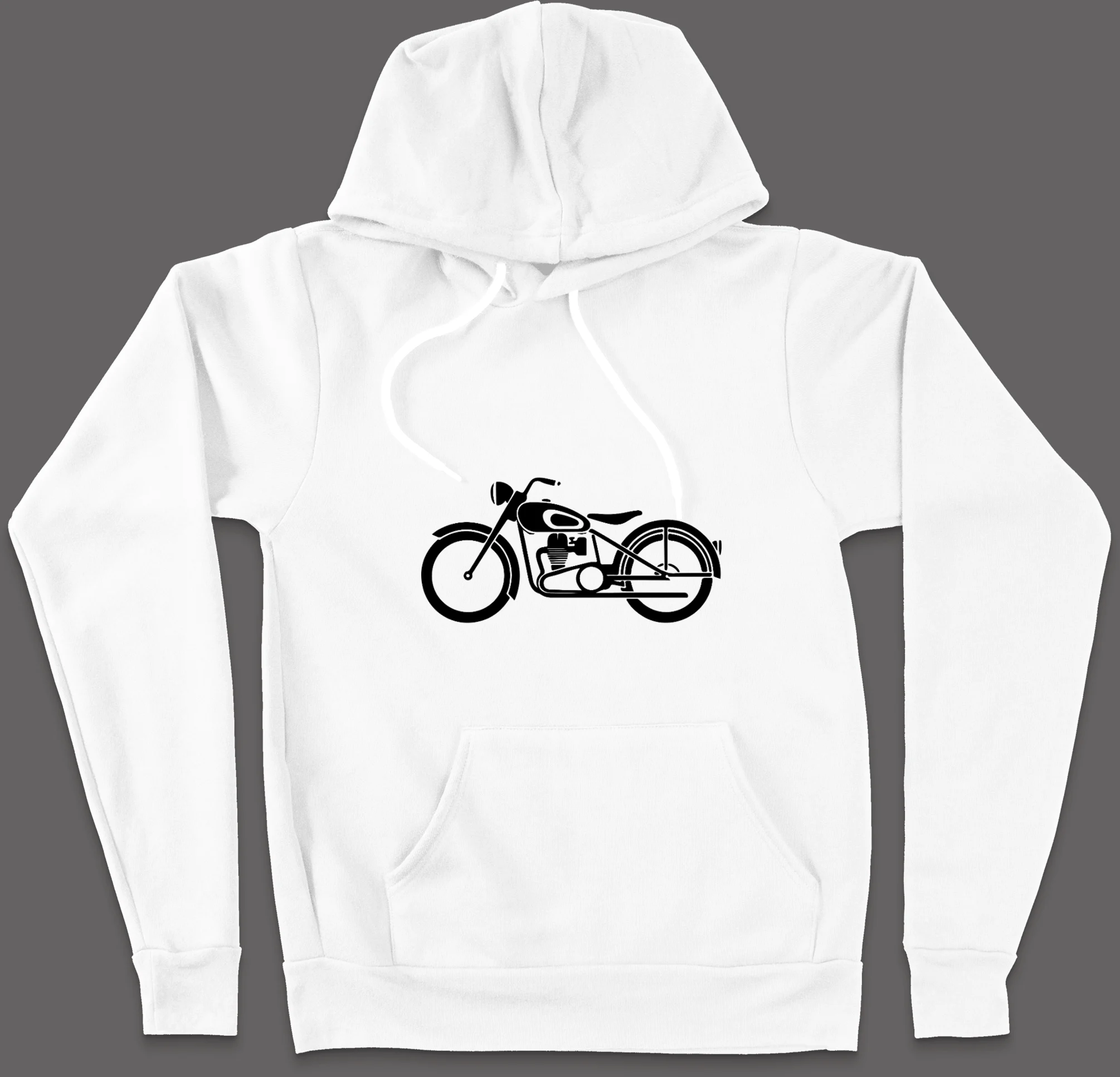 Vintage Motorcycle Old School Rider