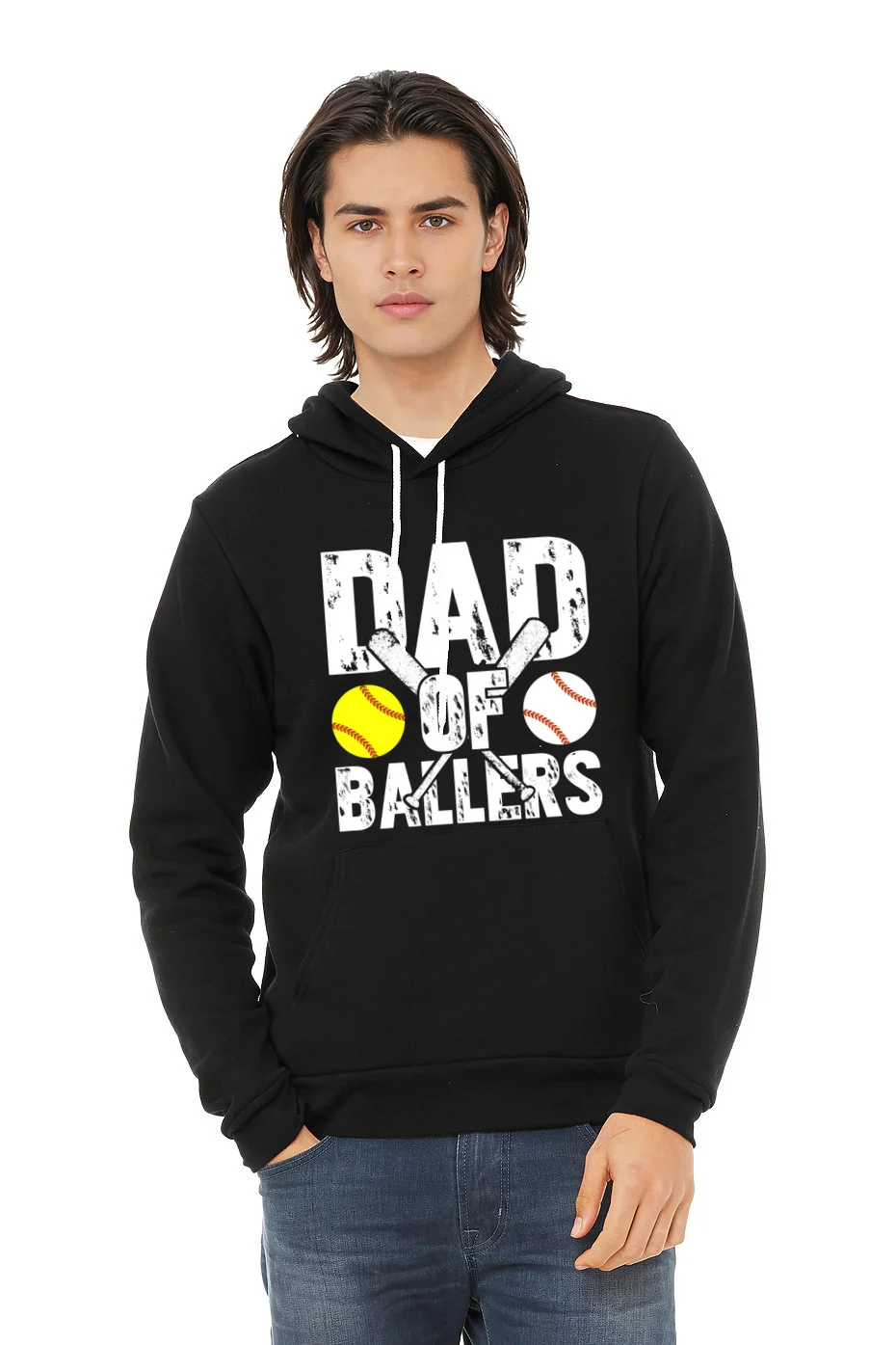 Dad Of Ballers Baseball Softball Father Day