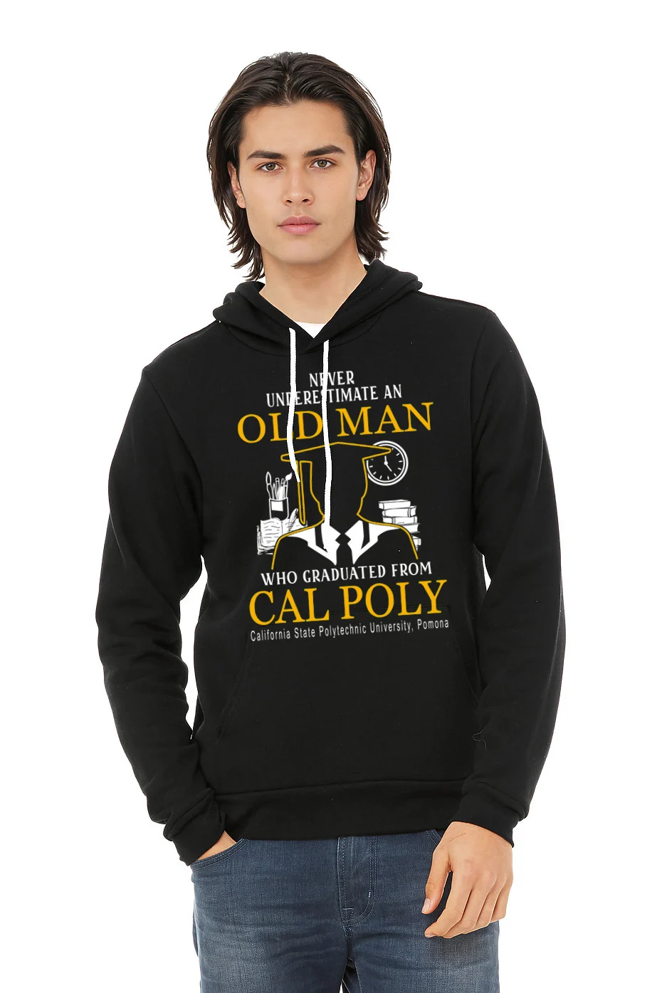 Old Man Graduated From Cal Poly California State Polytechnic University Pomona