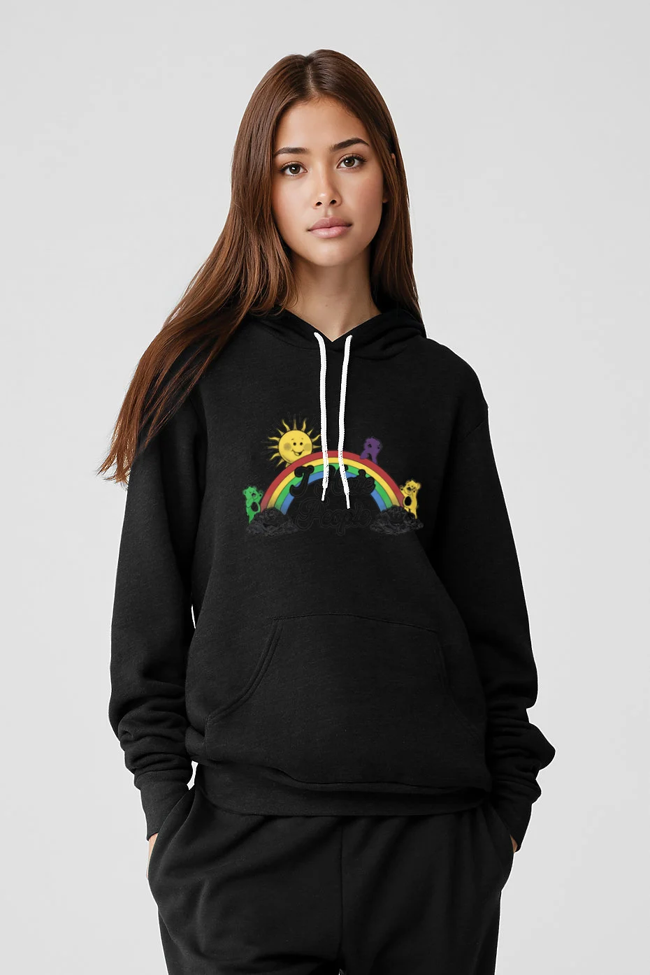 Bear Rainbow I Hate People