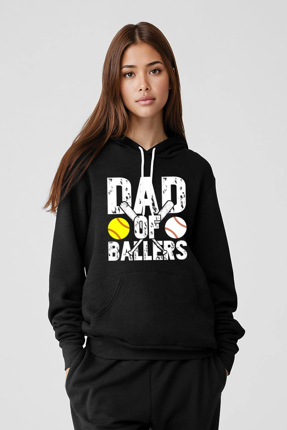 Dad Of Ballers Baseball Softball Father Day