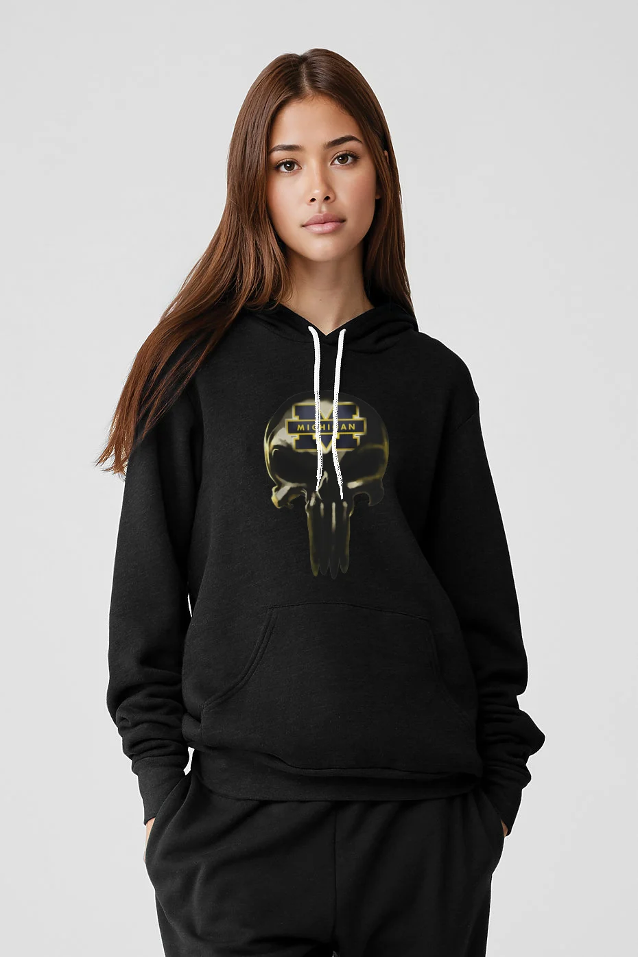 Michigan Wolverines Skull