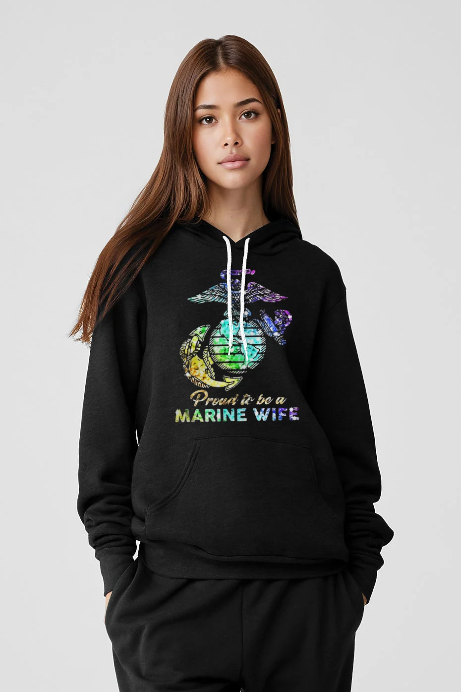 Proud To Be A Marine Wife