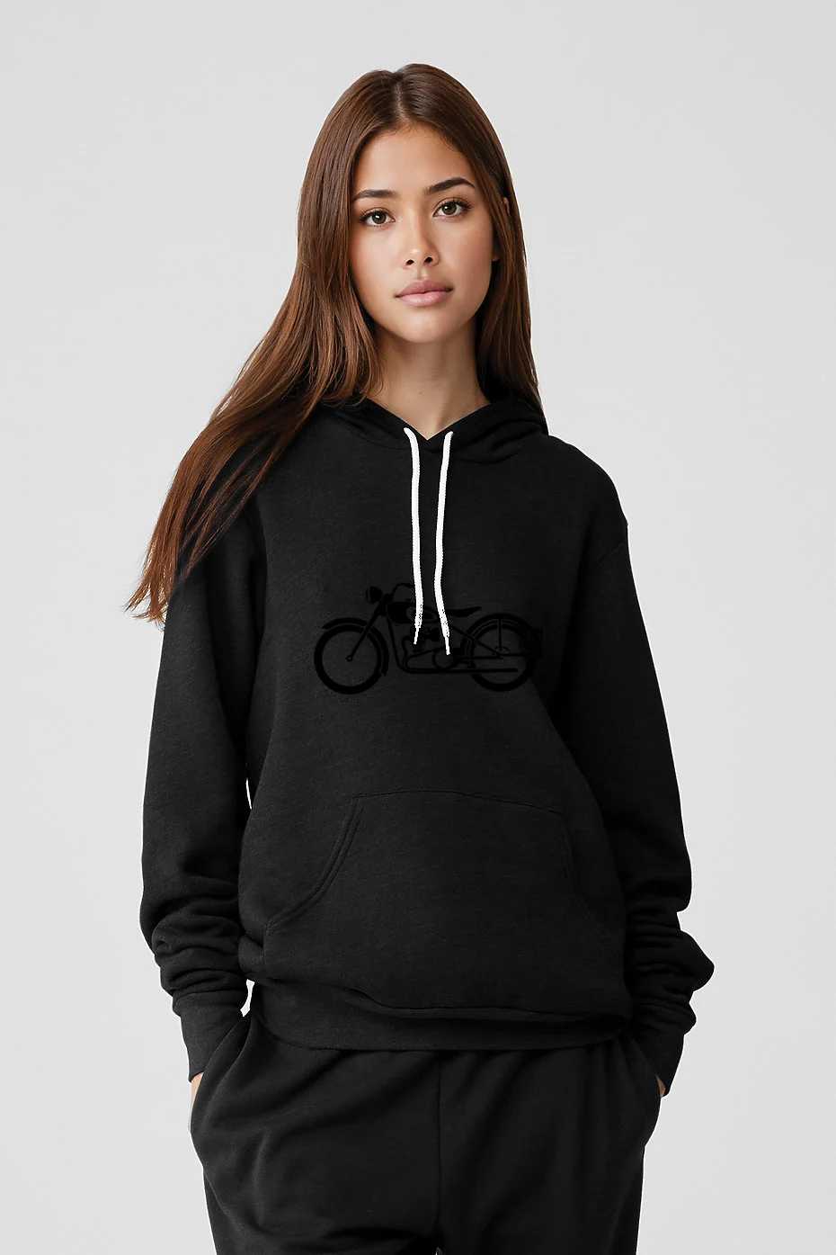 Vintage Motorcycle Old School Rider