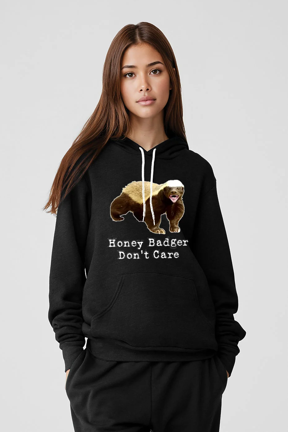 Funny Honey Badger Animal Fierce Dont Care