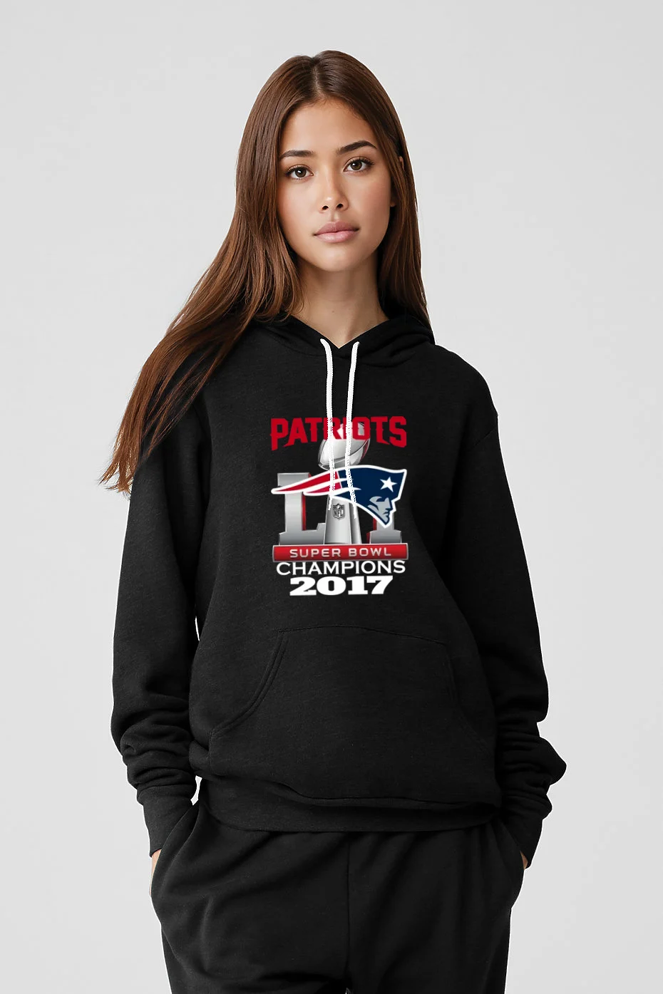 New England Patriots Majestic Super Bowl Li Heart And Soul