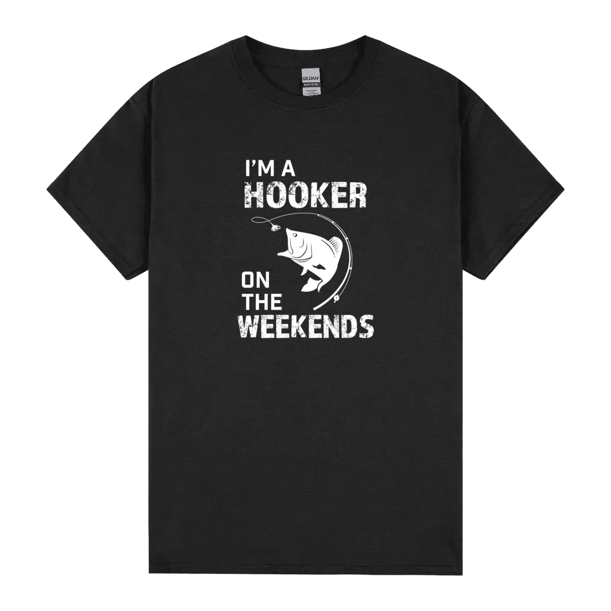 Im A Hooker On The Weekends Funny Fishing Shirt