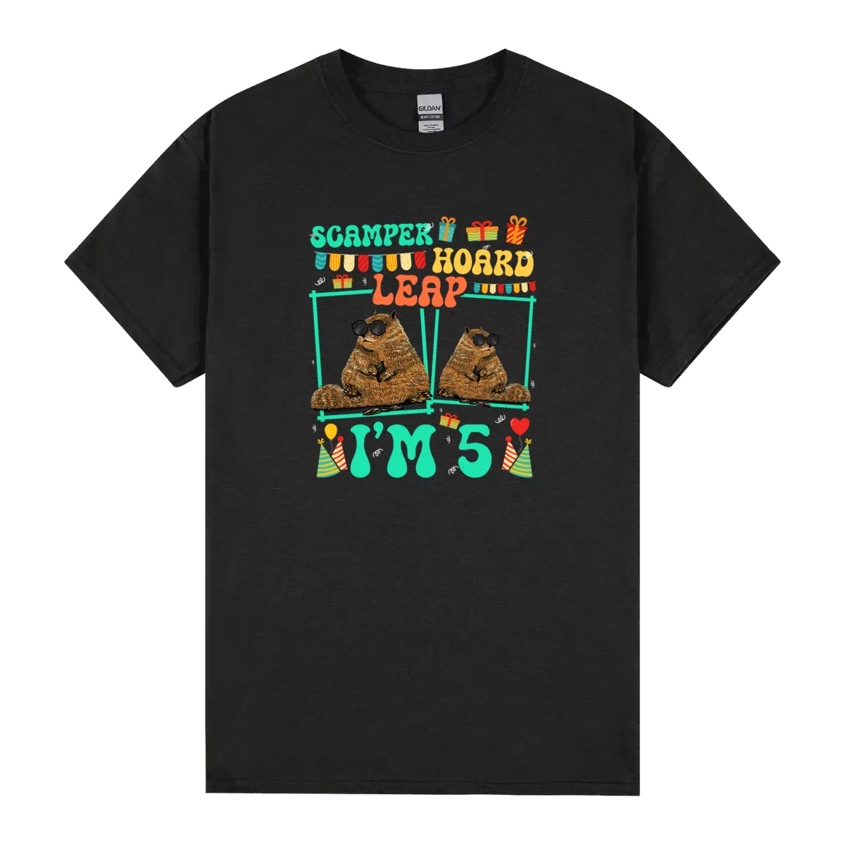 Scamper Hoard Leap Im 5 Squirrel Lover Kid 5th