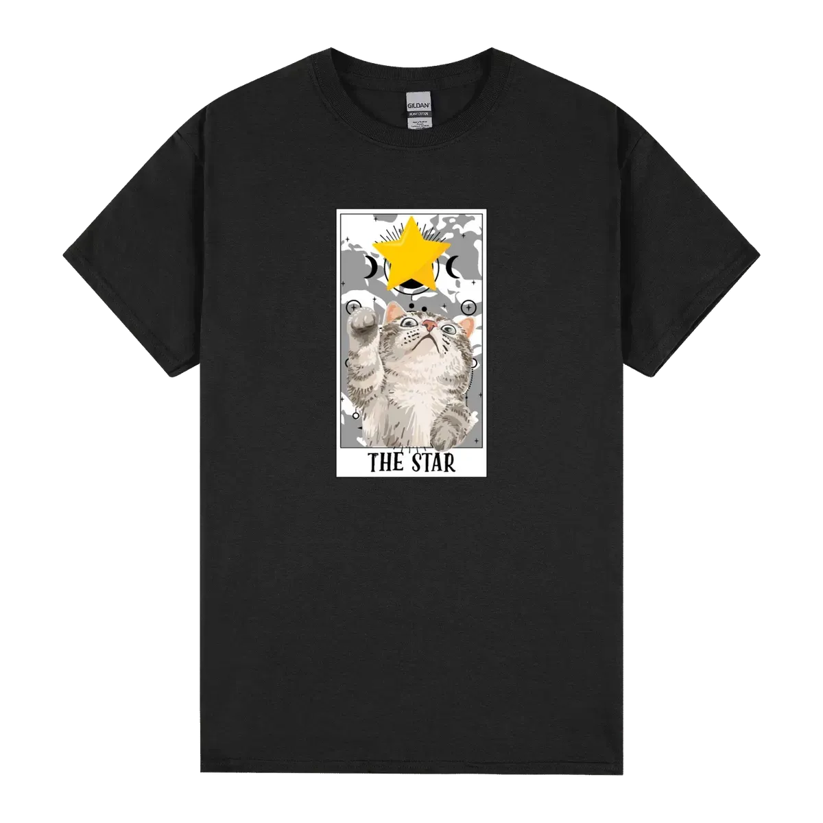 The Star Tarot Card Funny Cat Tarot Card A Tarot