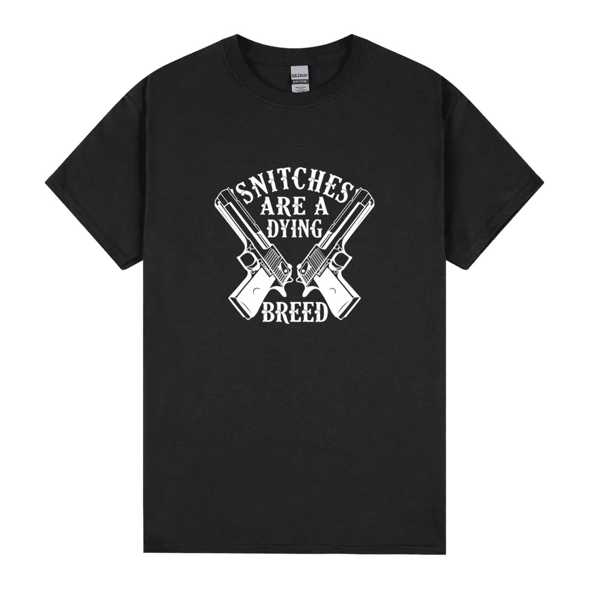 Snitches Are A Dying Breed Motorcycle Biker Gun