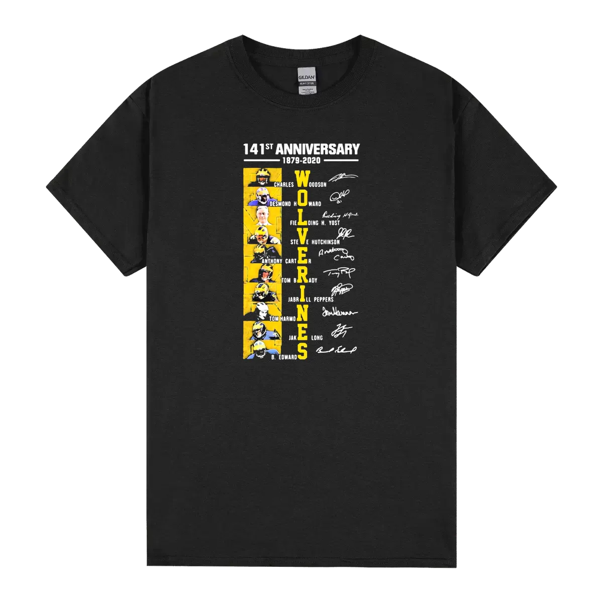 141st Anniversary 1879 2020 Michigan Wolverines All Signature