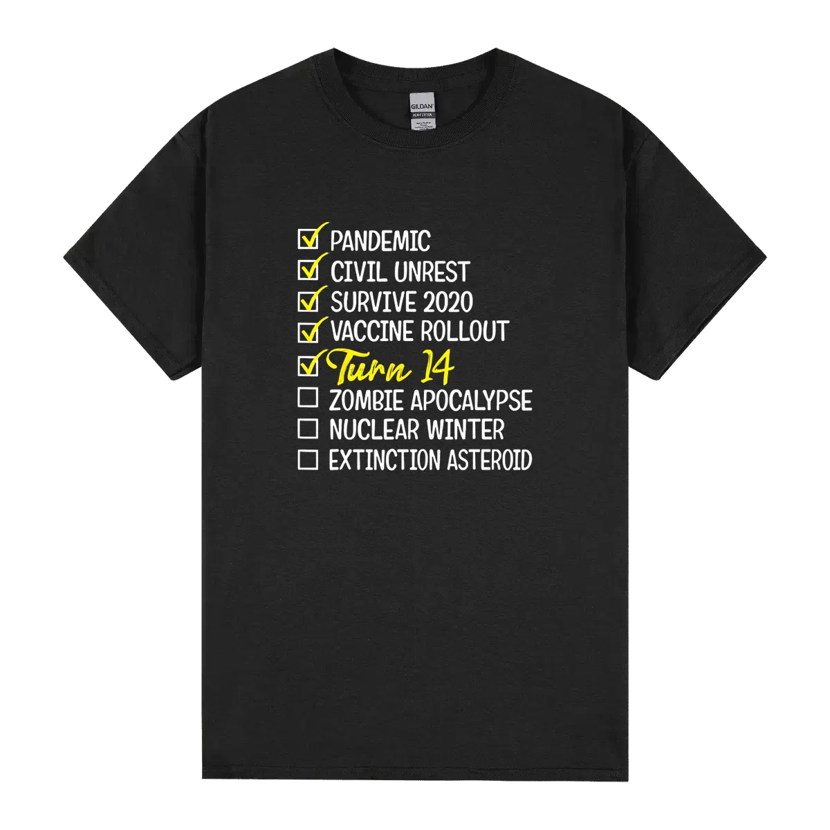 14th Birthday Gift 14 Years Old Checklist