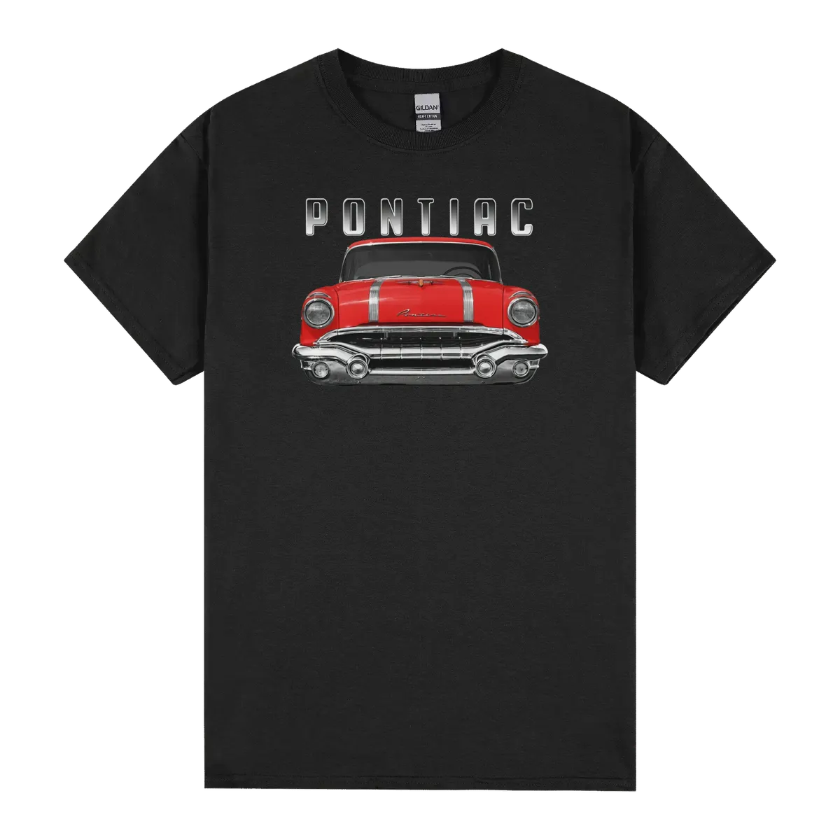 1956 Pontiac Front Red