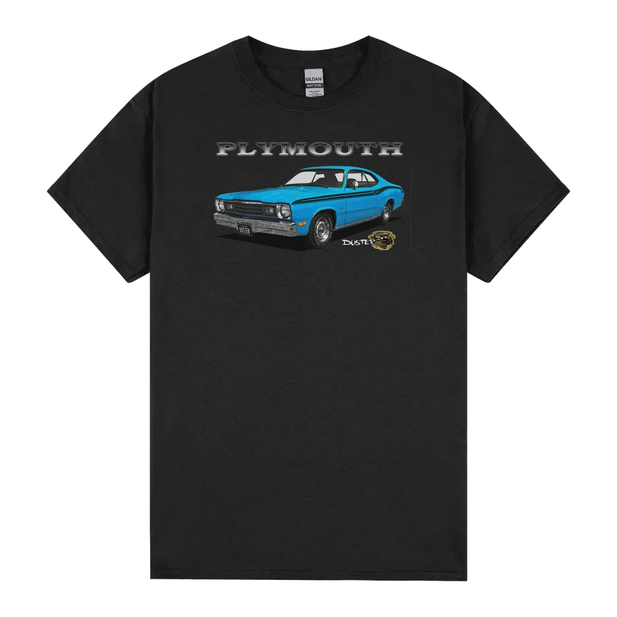 1973 74 Plymouth Duster Blue Black Stripe