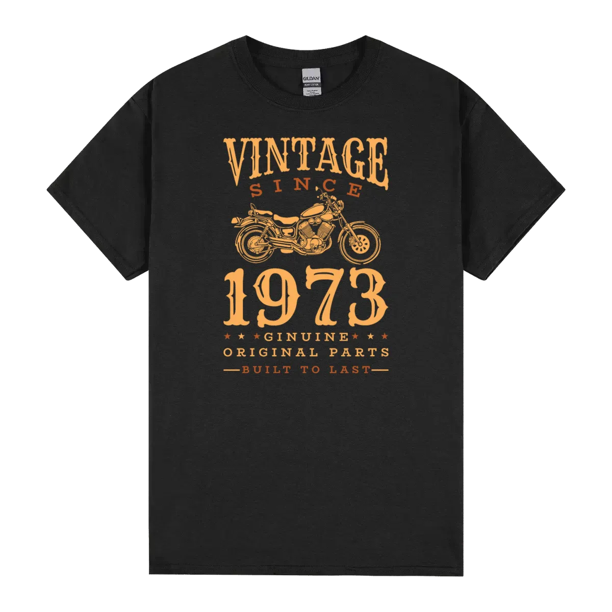 1973 Vintage Born Motorcycle Birthday Gift Idea