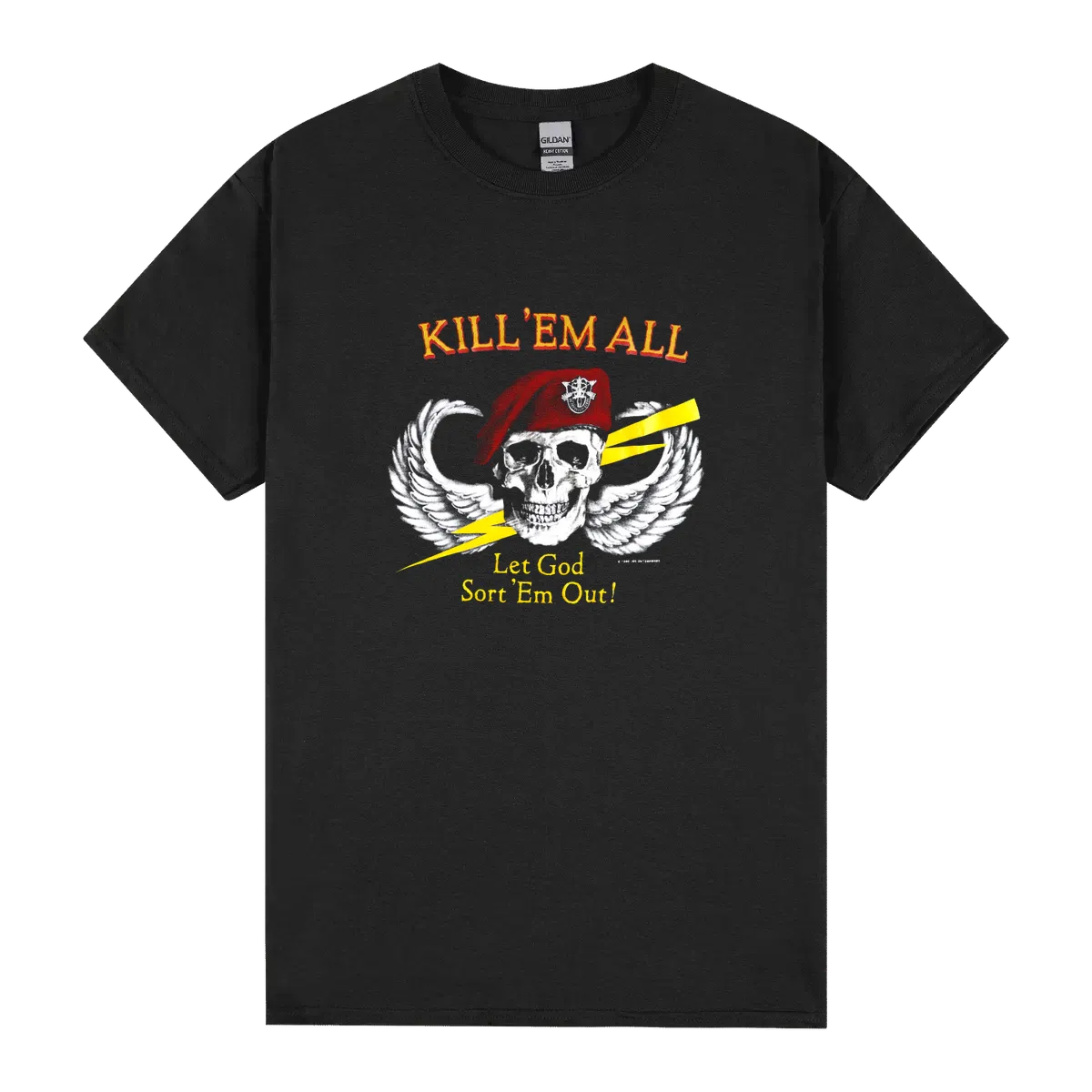 1986 Kill Em All Let God Sort Em Out