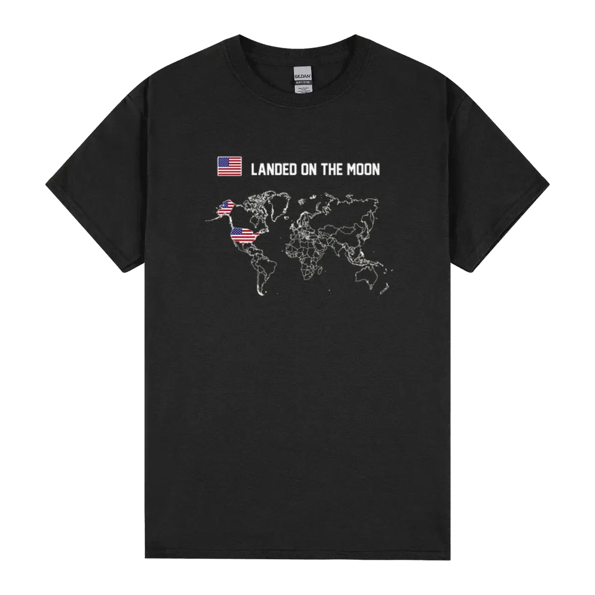 1st Country Landed On The Moon America Proud