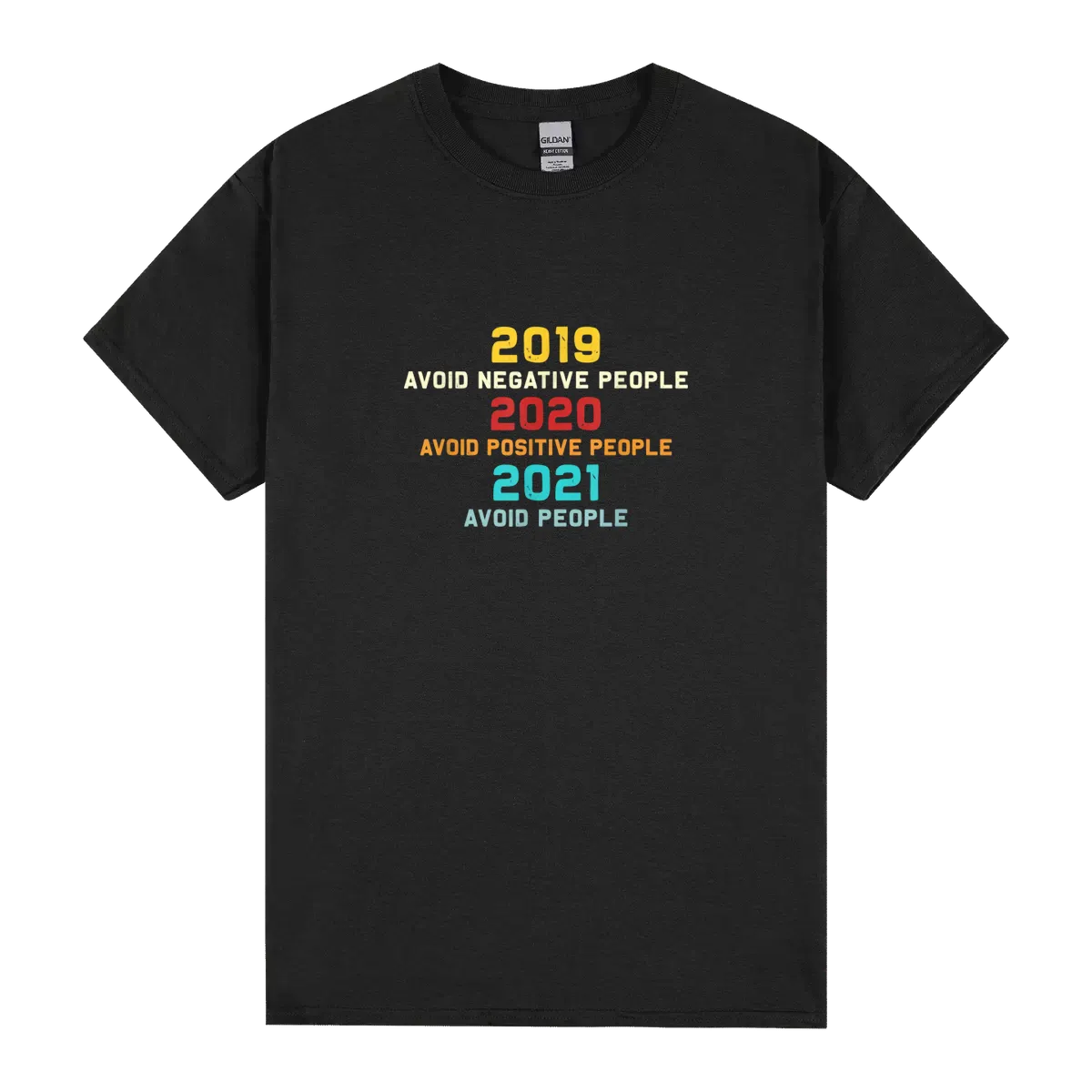 2019 Avoid Negative People 2020 Positive People 2021 Nye