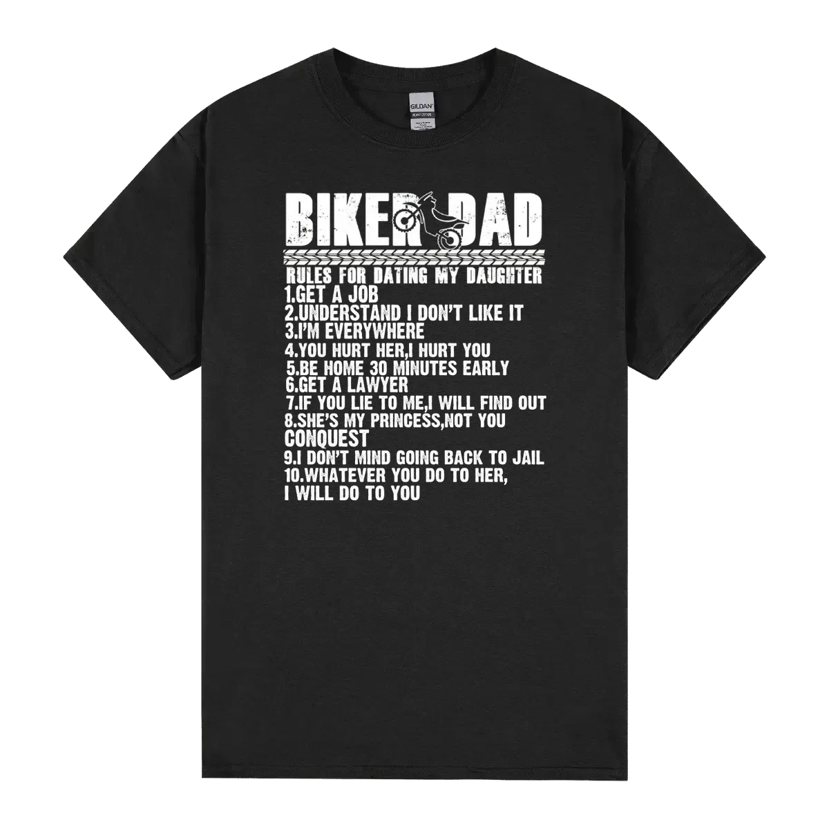 Biker Dad Rules For Dating My Daughter T Black Youth B077s2m9k2 1