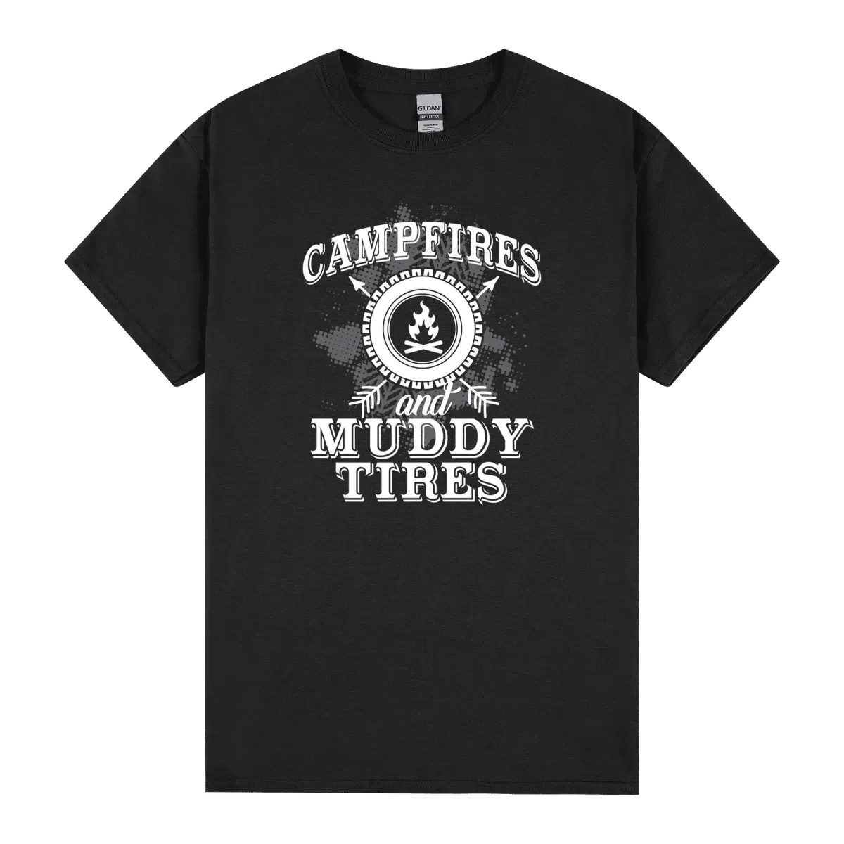 Campfires And Muddy Tires Funny Camping