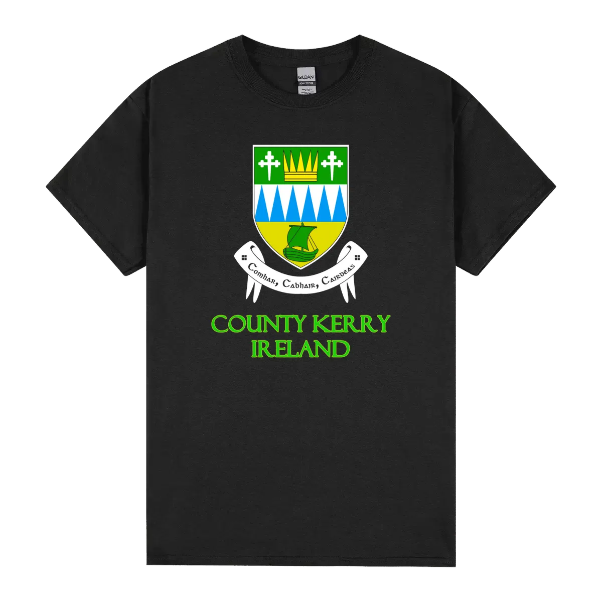 County Kerry Ireland Coat Of Arms Black Youth B06x9z2jq9 1