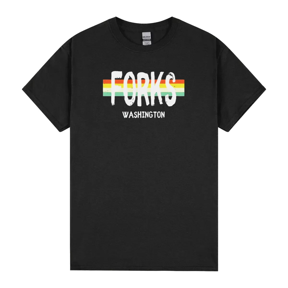 Forks Washington Vintage Retro 1980s Style