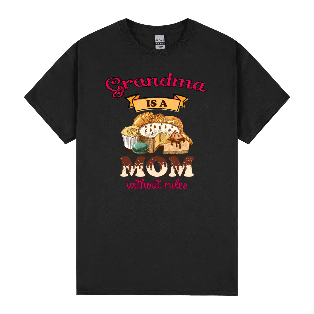 Happy Mothers Day Grandma Is A Mom Without Rules Cuppy Cakes Cookies Funny Saying 2020