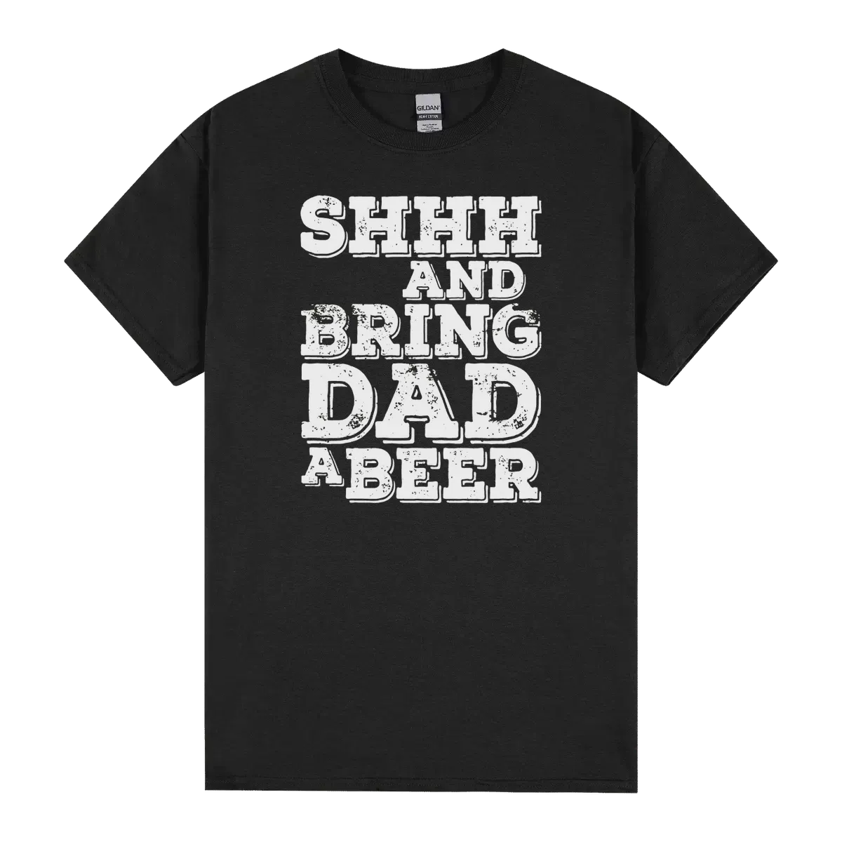 Mens Shhh And Bring Dad A Beer Funny Fathers Day Gift