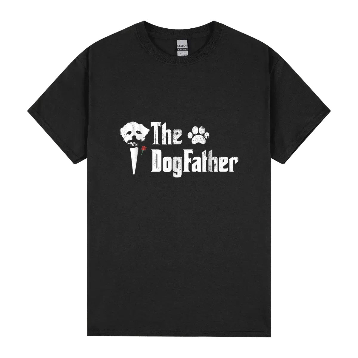 Mens The Dogfather Maltese Dog Dad Fathers Day Gift