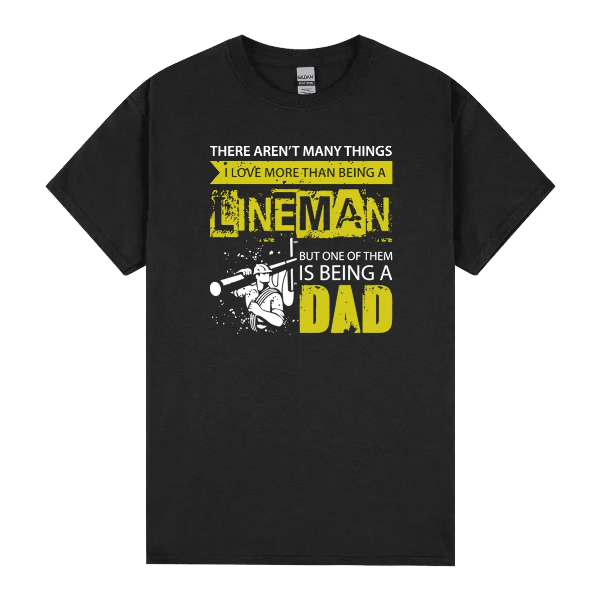 Mens Vintage Being A Lineman Dad Fathers Day Gift