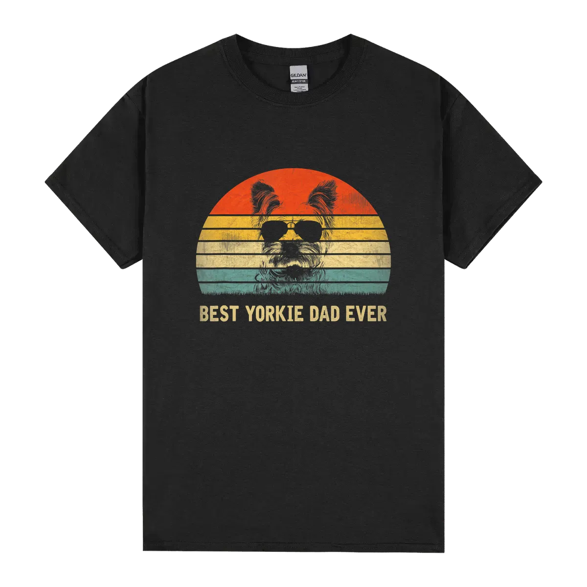 Mens Vintage Best Yorkie Dad Ever Fathers Day Gifts For Lover