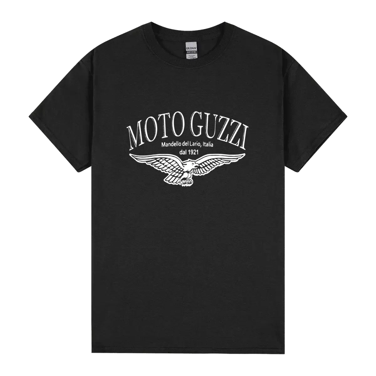 Moto Guzzi Mandello Del Lario Mens Black Biker Mens Premium