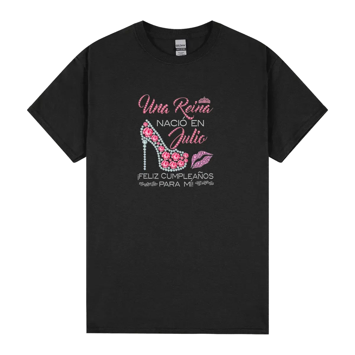 Una Reina Nacio En Julio Feliz Cumpleanos Para Mii Diamonds High Heels Coffee