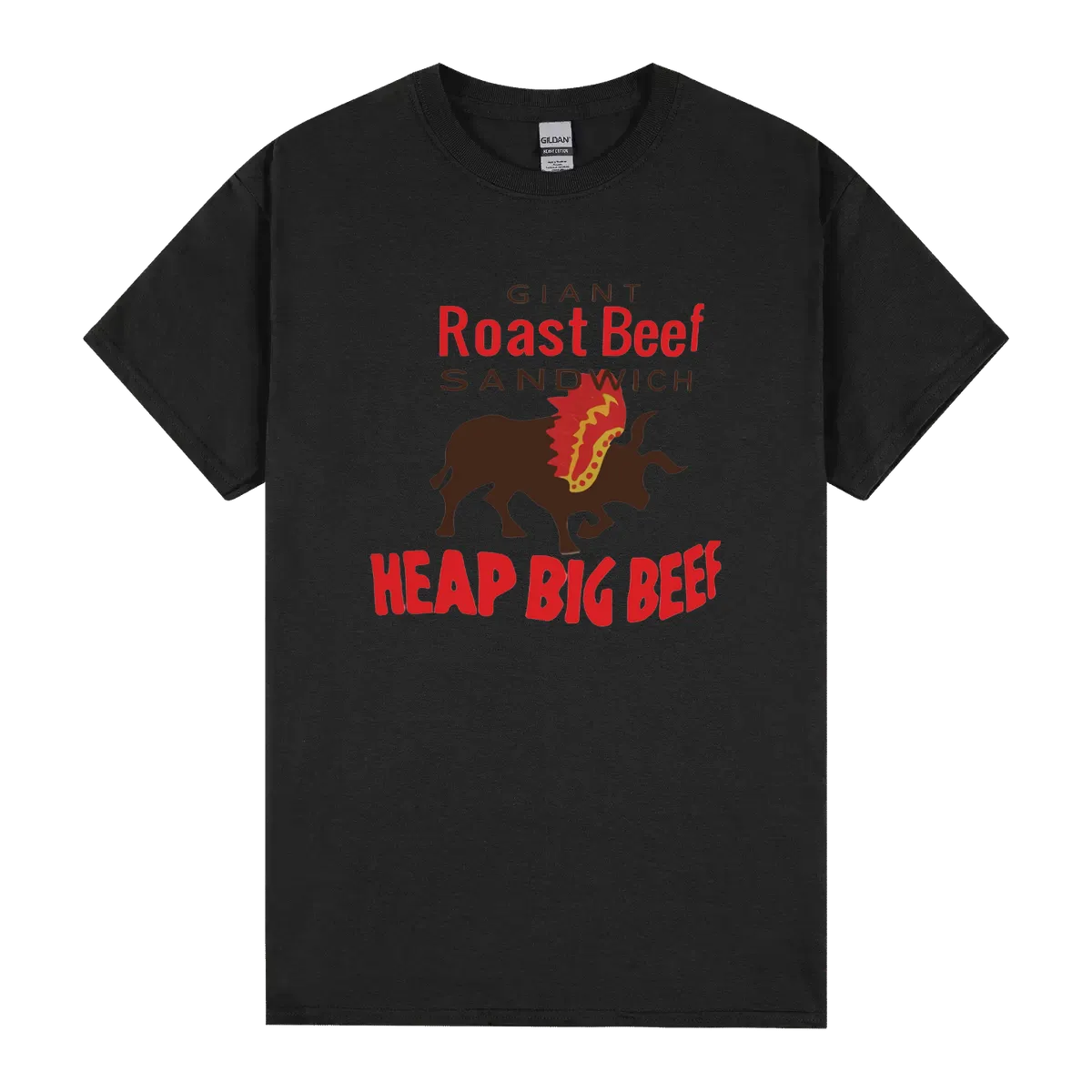 Vintage For Heap Big Beef Giant Roast Beef Sandwich Design