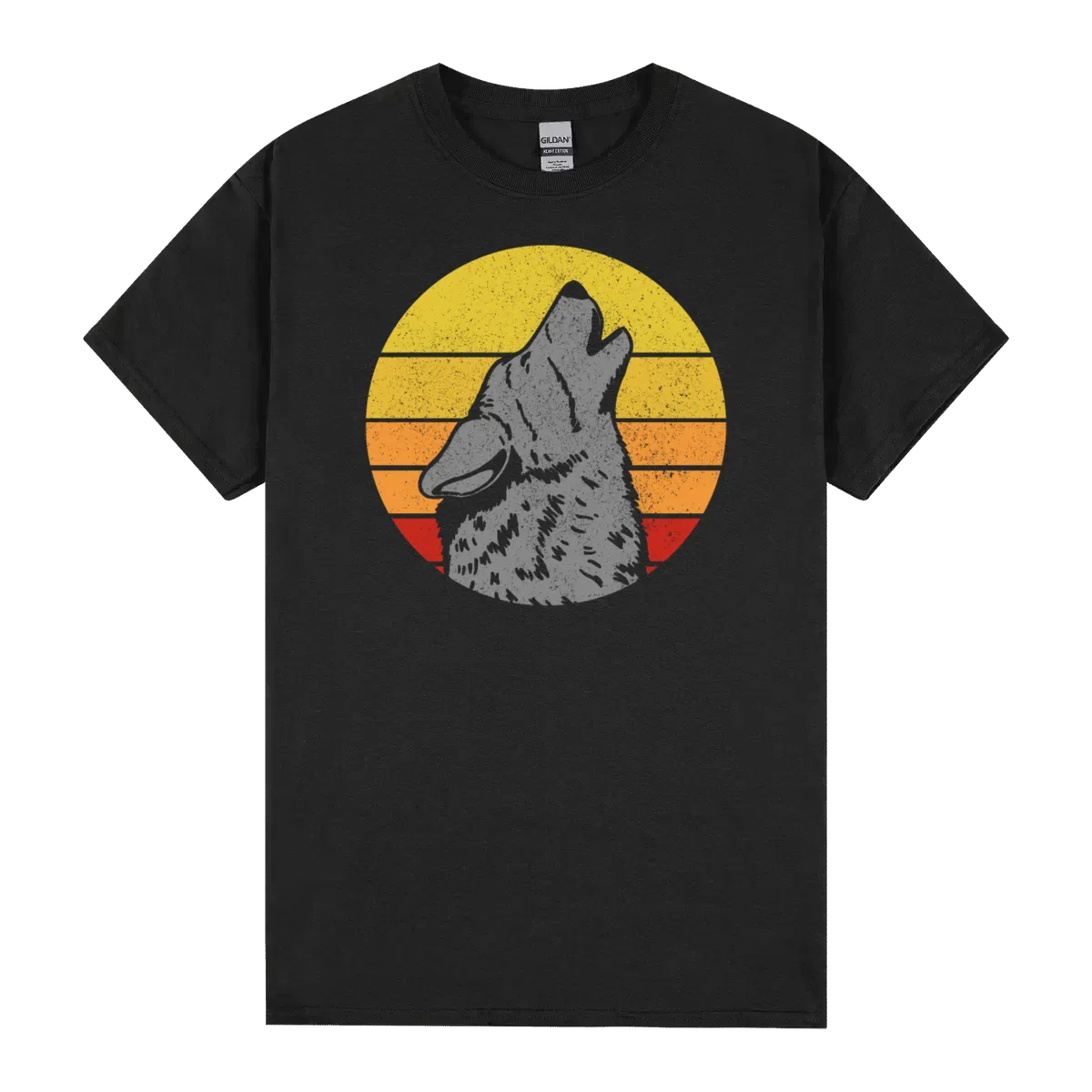 Wolf Howling Wolf Lover Vintage Gift