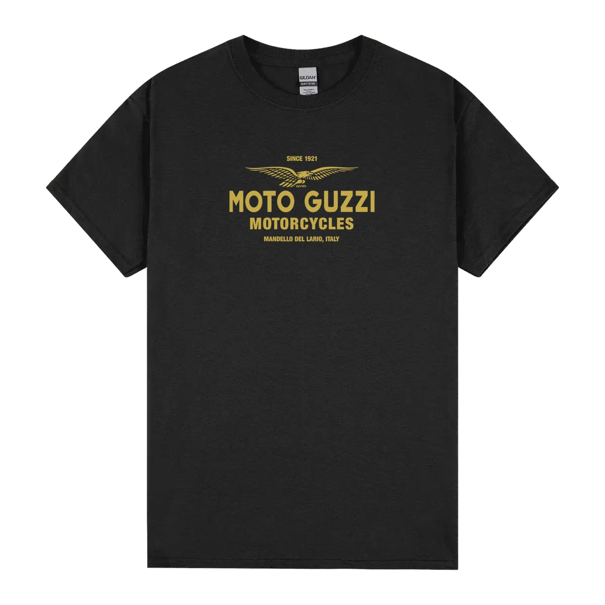 Moto Guzzi Motorcycle Vintage Retro Gold