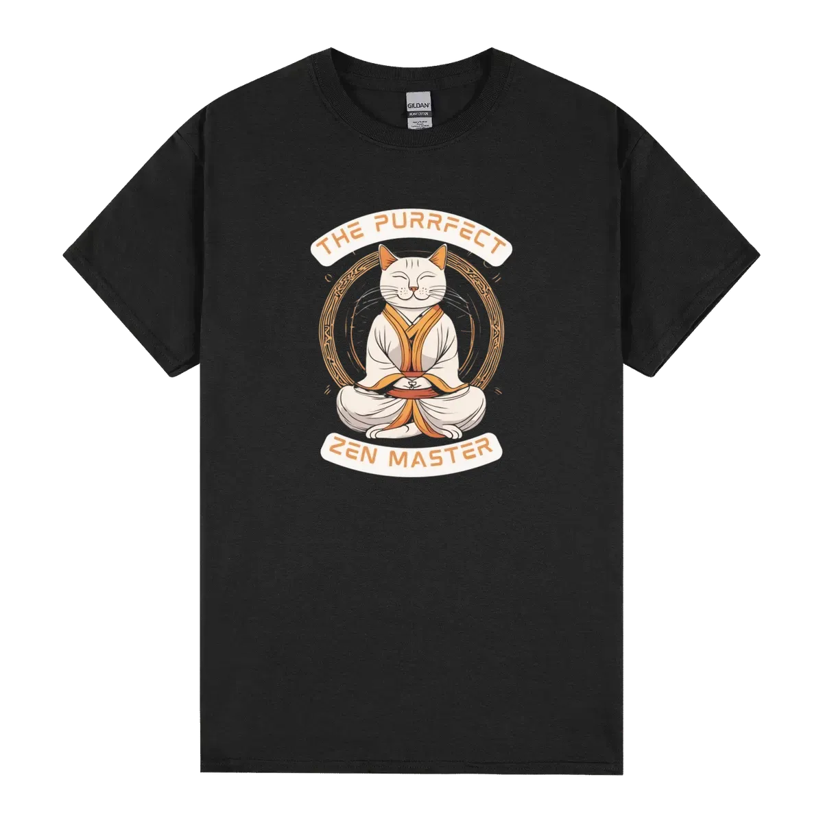 The Purrfect Zen Master Meditating Cat Design