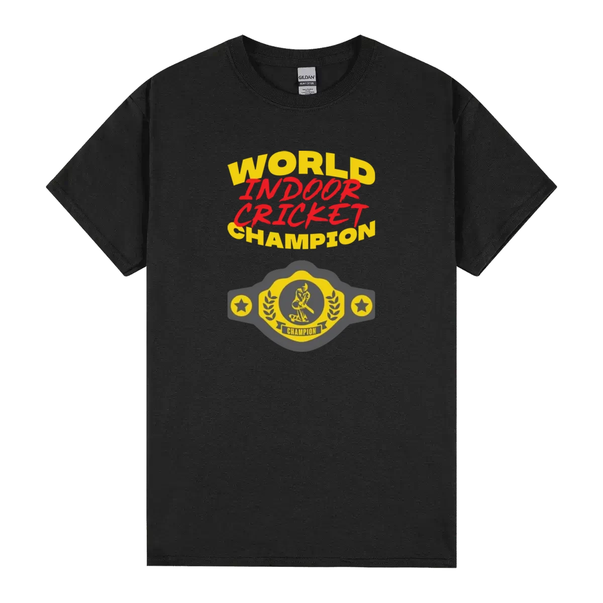 Indoor Cricket World Champion Belt Funny Sports Hobby