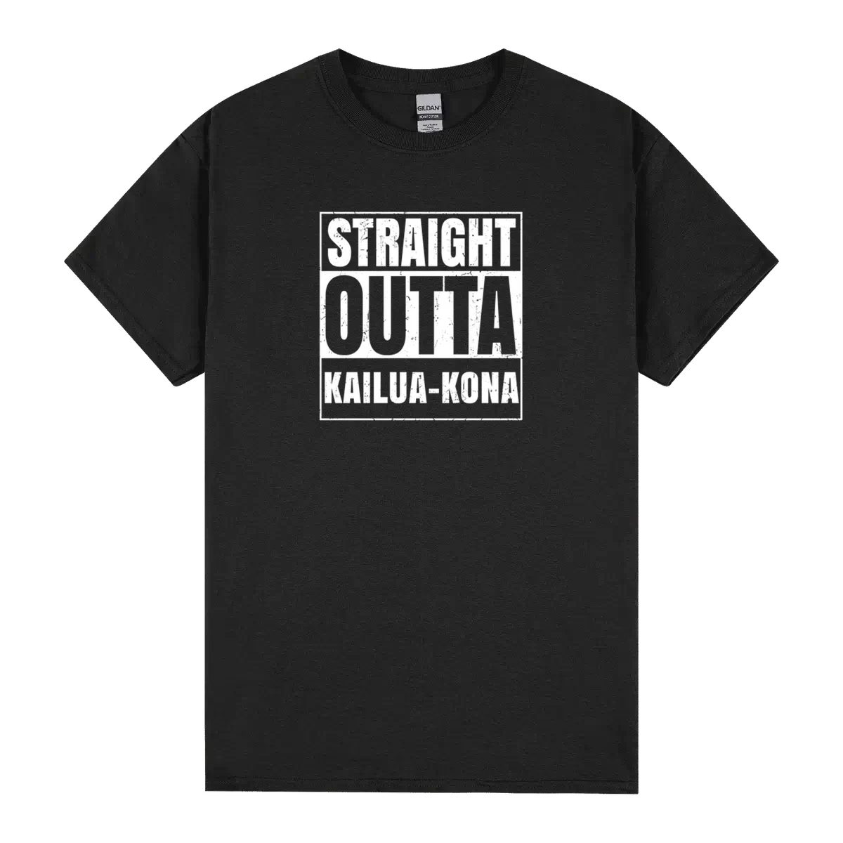 Straight Outta Kailua Kona Hawaii City Compton Parody Grunge